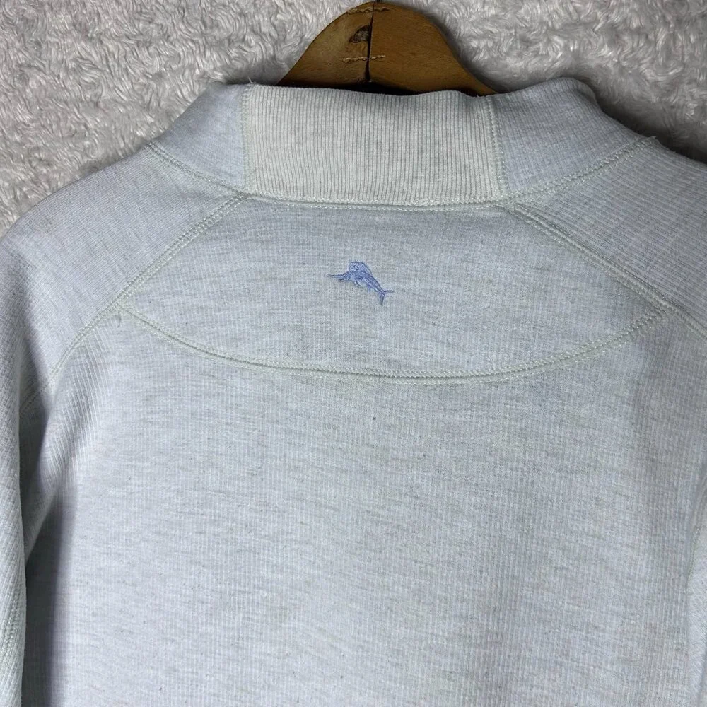Tommy Banana Men's Flipshore Half -Zip Reversable Sweatshirt‎ Size Large